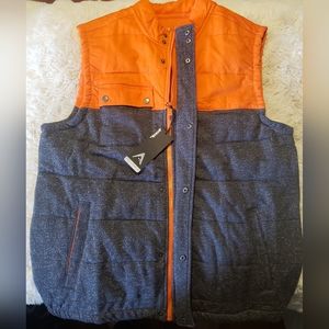 Antigua Zip Up Mens Vest Size XL Brand New With Tags